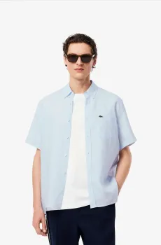 Мужская голубая рубашка Голубой 41 Lacoste CH5699T01