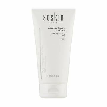 Очищающий мусс для лица Soskin Clarifying Cleansing Foam с осветляющим эффектом, 150 мл Очищающий мусс для лица Soskin Clarifying Cleansing Foam с осветляющим эффектом, 150 мл