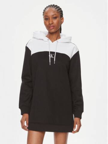 Calvin Klein Jeans Трикотажна сукня J20J221410 Чорний Regular Fit Calvin Klein Jeans Трикотажна сукня J20J221410 Чорний Regular Fit