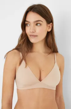 Женский бежевый бюстгальтер NATURAL Бежевый 80B womensecret 4277692