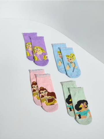 Шкарпетки, 4 пари Disney Princess - різнобарвний Шкарпетки, 4 пари Disney Princess - різнобарвний