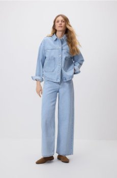 Reserved - Джинси широкого крою - синій - 182DT-05J