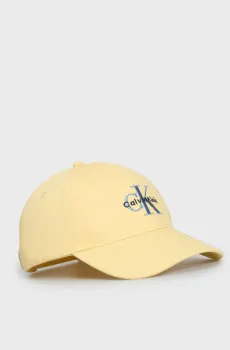 Мужская желтая кепка MONOLOGO Желтый ONESIZE Calvin Klein LV04G5004G