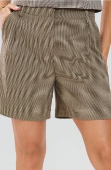 Шорти в гусинну лапку - різнобарвний