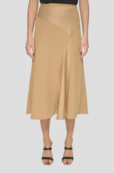 Женская бежевая юбка Бежевый 4 DKNY P3GNNU32