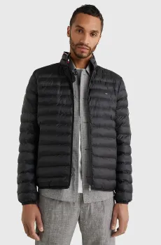 Мужская черная куртка CORE PACKABLE RECYCLED JACKET Черный L Tommy Hilfiger MW0MW18763