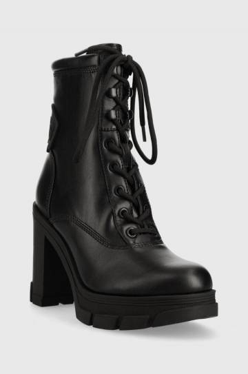 Полусапожки Guess XENNIA женские цвет чёрный каблук кирпичик FL7XEN ELE10 Полусапожки Guess XENNIA женские цвет чёрный каблук кирпичик FL7XEN ELE10