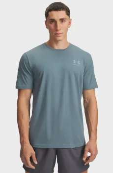 Мужская бирюзовая футболка UA SPORTSTYLE Бирюзовый XL Under Armour 1326799-587