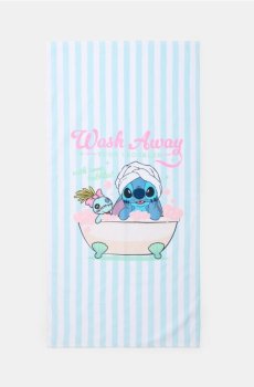 Бавовняний рушник Lilo & Stitch - блакитний