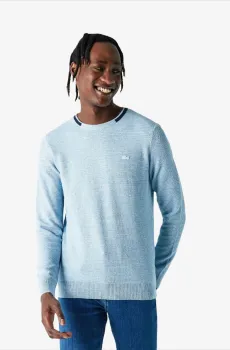 Мужской голубой свитер Голубой S Lacoste AH0111R11M