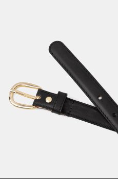 Кожаный ремень A.P.C. CEINTURE ROSETTE