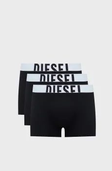 Мужские черные боксеры (3 шт) DAMIEN-D-POP Черный M Diesel A17580 0HJBW