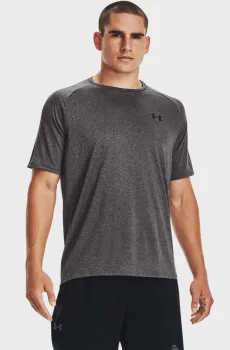 Мужская серая футболка  UA Tech 2.0 SS Tee Серый L Under Armour 1326413-090