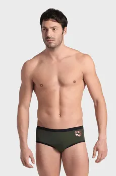 Мужские темно-зеленые плавки ONE 12CM SWIM BRIE Зеленый 75 Arena 005914-840