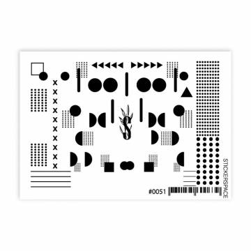 Наклейки для дизайна ногтей StickersSpace Sliders Color (0051) Наклейки для дизайна ногтей StickersSpace Sliders Color (0051)