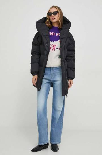 Пуховая куртка Tiffi женская цвет чёрный зимняя oversize Пуховая куртка Tiffi женская цвет чёрный зимняя oversize