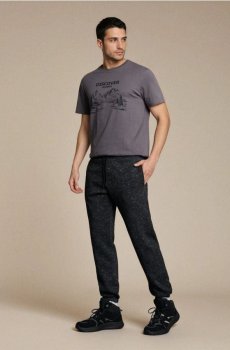 Трикотажні джогери regular - темно-сірий