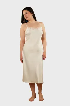 Женская жемчужная ночная рубашка Жемчужный XL brabrabra SLZ25803001