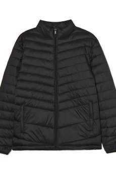 Cropp - Стьобана куртка з високим коміром - чорний