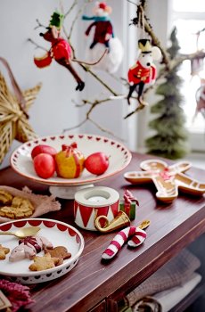 Декоративная миска Bloomingville Jolly Pedestal Bowl