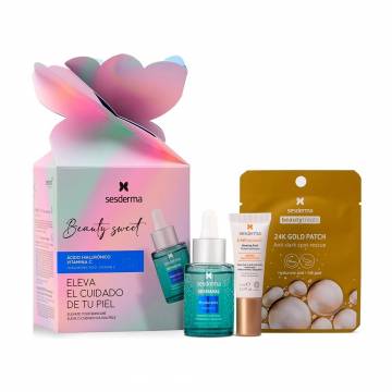 Подарочный набор Sesderma Beauty Sweet Hyaluronic Pack (сыворотка, 30 мл + патчи для кожи вокруг глаз, 1 пара + флюид, 7 мл) Подарочный набор Sesderma Beauty Sweet Hyaluronic Pack (сыворотка, 30 мл + патчи для кожи вокруг глаз, 1 пара + флюид, 7 мл)