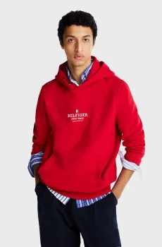 Мужское красное худи RWB HILFIGER Красный M Tommy Hilfiger MW0MW39050
