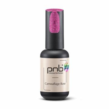 Камуфлирующая каучуковая база для гель-лака PNB Camouflage Base Limited Edition Flirt, 8 мл Камуфлирующая каучуковая база для гель-лака PNB Camouflage Base Limited Edition Flirt, 8 мл