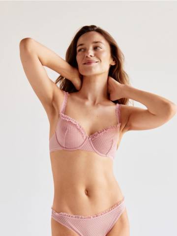 Reserved - LADIES` BRASSIERE - рожевий - 156EZ-30X Reserved - LADIES` BRASSIERE - рожевий - 156EZ-30X