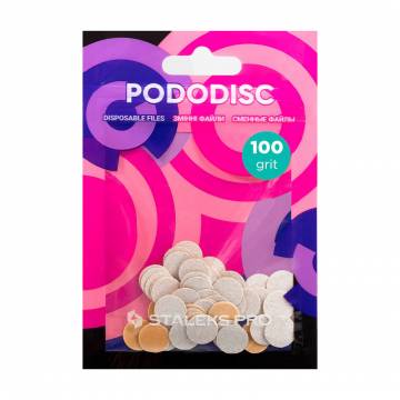 Сменные файлы для педикюрного диска Staleks PRO Expert Pododisc XS белые, 100 грит, 50 шт (PDF-10-100w) Сменные файлы для педикюрного диска Staleks PRO Expert Pododisc XS белые, 100 грит, 50 шт (PDF-10-100w)