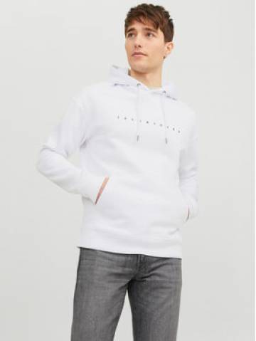 Jack&Jones Світшот 12233972 Білий Relaxed Fit Jack&Jones Світшот 12233972 Білий Relaxed Fit