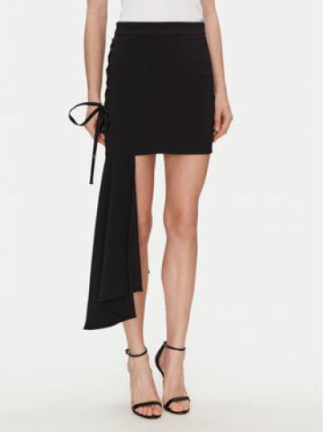 Elisabetta Franchi Cпідниця-міні GO-071-51E2-V340 Чорний Regular Fit Elisabetta Franchi Cпідниця-міні GO-071-51E2-V340 Чорний Regular Fit