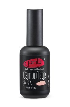 Уценка! Камуфлирующая каучуковая база для гель-лака PNB UV/LED Camouflage Base Pearl Shine, 17 мл