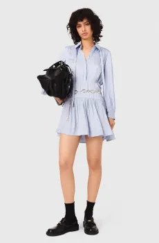 Женское голубое платье Голубой 34 MAJE MFPRO04348_Light Blue