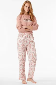 Женские брюки с узором DUDLEY Разноцветный XL Etam 6539372
