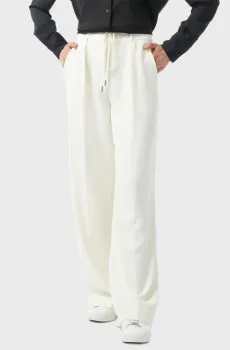 Женские белые брюки STRUCTURE TWILL Белый 36 Calvin Klein K20K206647