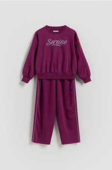 Reserved - Бавовняний комплект - пурпуровий - 958HV-44X