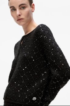 Кардиган с примесью шерсти Karl Lagerfeld