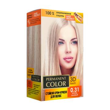 Стойкая крем-краска для волос Permanent Color с окислителем, 0.31 Блонд палевый, 120 мл Стойкая крем-краска для волос Permanent Color с окислителем, 0.31 Блонд палевый, 120 мл