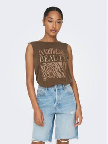 ONLY Топ 15297181 Коричневий Regular Fit ONLY Топ 15297181 Коричневий Regular Fit