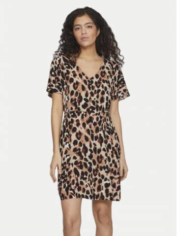 Vila Повсякденна сукня Moashly 14089472 Коричневий Loose Fit Vila Повсякденна сукня Moashly 14089472 Коричневий Loose Fit