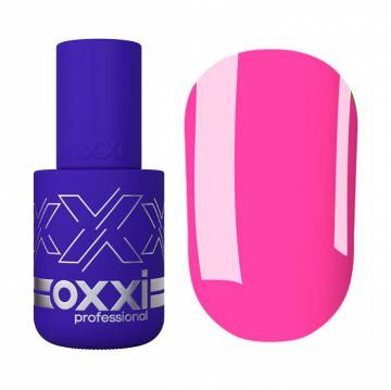 Гель-лак для ногтей Oxxi Professional 290 Неоновый розовый, эмаль, 10 мл