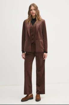 Брюки из велюра La Petite Française