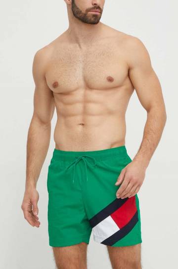 Купальные шорты Tommy Hilfiger цвет зелёный Купальные шорты Tommy Hilfiger цвет зелёный