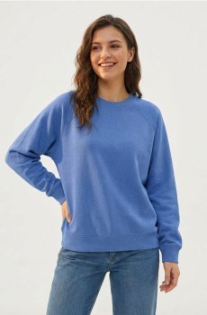 Кофта з круглим вирізом - синій