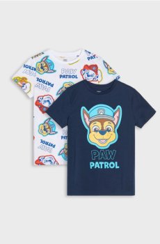 Бавовняні футболки з принтом PAW Patrol 2 pack - різнобарвний