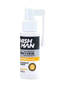 Мужское средство для роста волос Nishman Minoxidil 5% на 6 месяцев, 6*60 мл