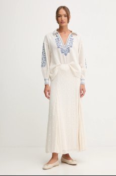 Блузка со льном Hoss Intropia