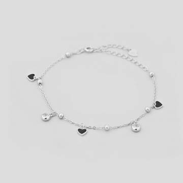 Серебряный браслет Minimal 550397чб Серебряный браслет Minimal 550397чб