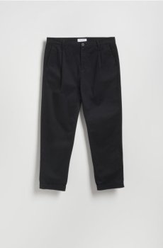 Reserved - Штани-чиноси carrot fit - чорний - 636JO-99X