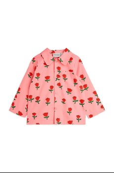 Детская хлопковая рубашка Mini Rodini Roses